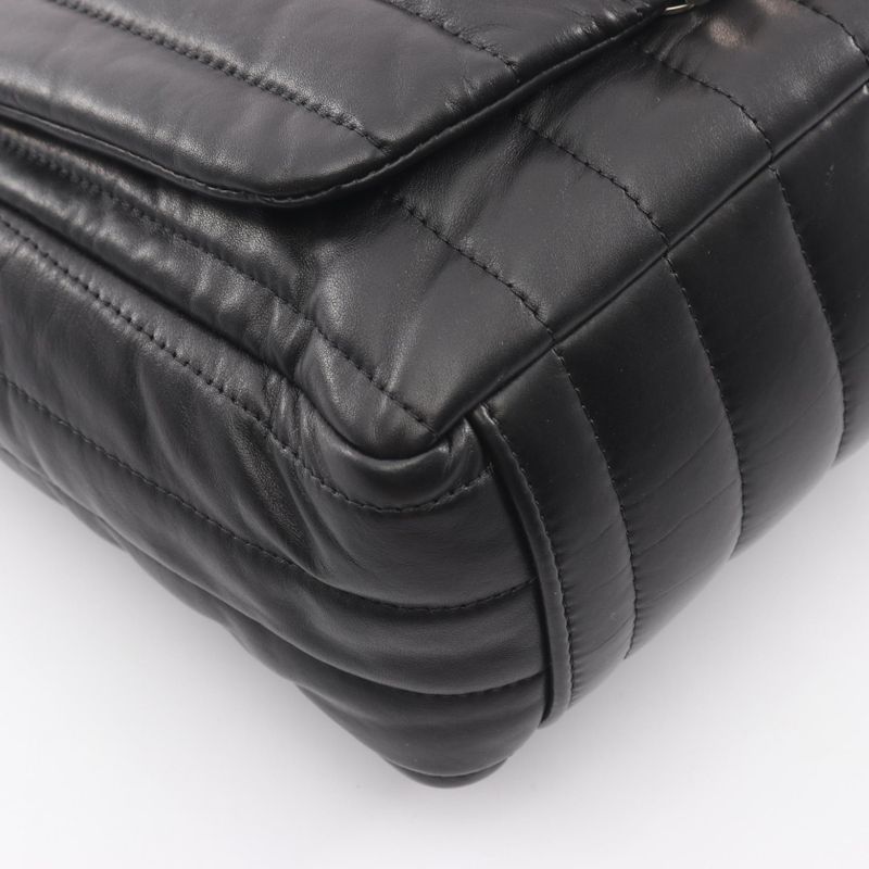 Balenciaga Shoulder Bag Monaco Black Leather Small