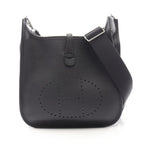 Hermes Shoulder Bag Evelyne 3 Trois PM Canvas Leather Canvas Navy