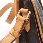 Louis Vuitton Shoulder Bag Menilmontan PM Canvas Leather