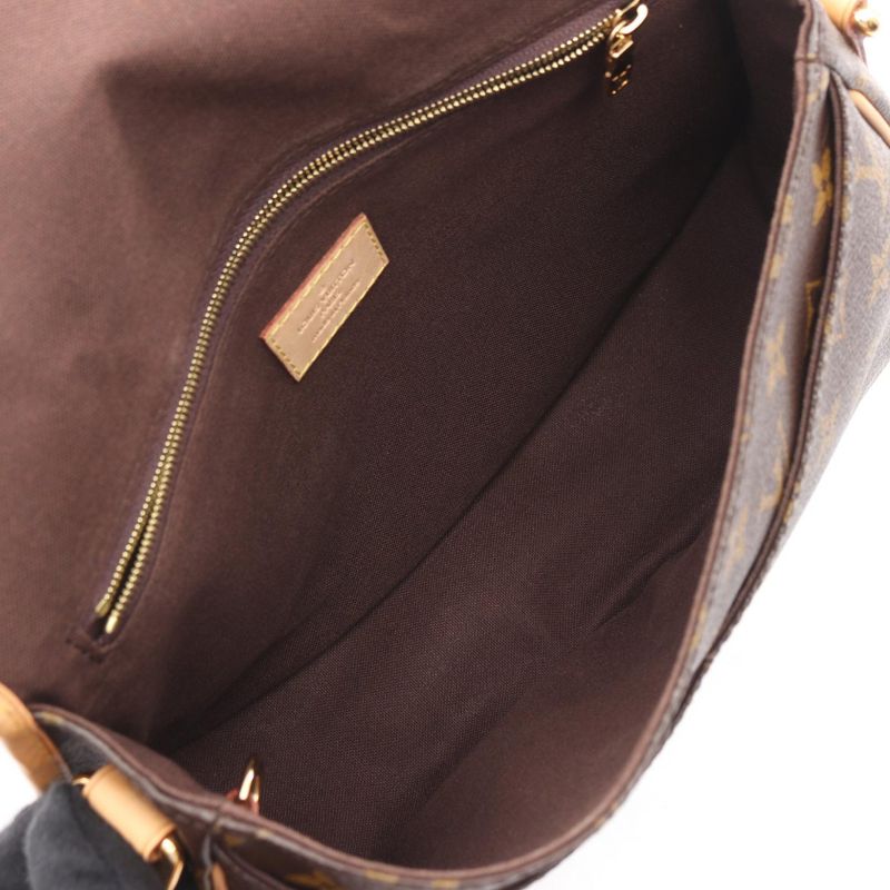Louis Vuitton Shoulder Bag Menilmontan PM Canvas Leather