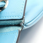 Hermes Shoulder Bag Aline Mini Bleu du Nord Leather Blue Du Nord