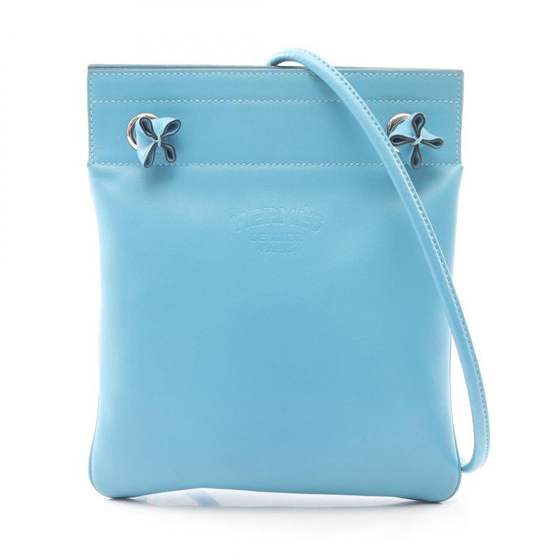 Hermes Shoulder Bag Aline Mini Bleu du Nord Leather Blue Du Nord