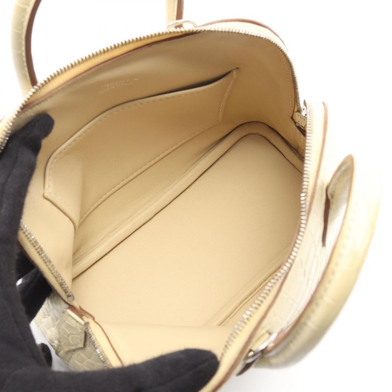 Hermes Handbag Bolide Mini Vanilla Exotic Cles