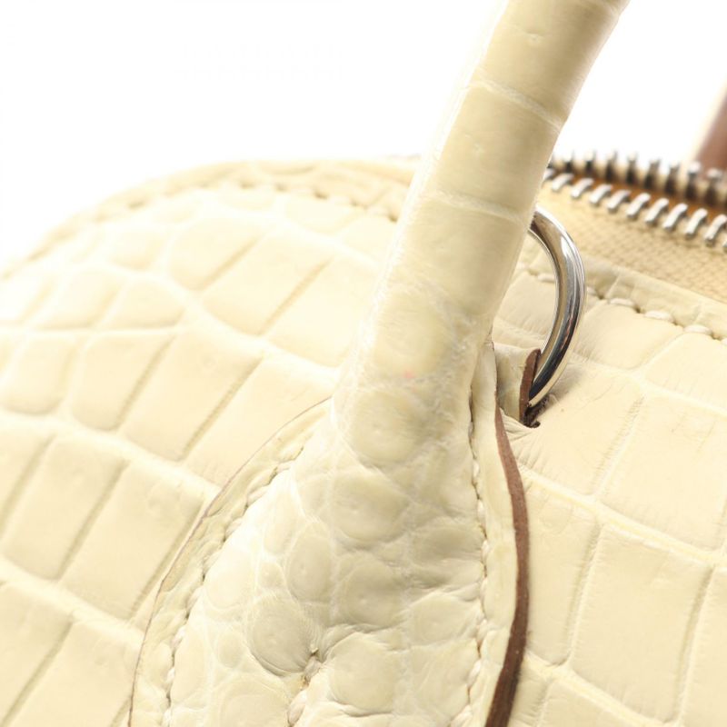 Hermes Handbag Bolide Mini Vanilla Exotic Cles
