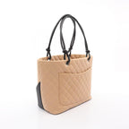 Chanel Tote Cambon Beige Black