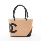 Chanel Tote Cambon Beige Black