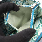 Hermes Round Wallet Azap Compact Silk in Blue Zanzibar Leather Blue-zanzibar