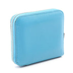 Hermes Round Wallet Azap Compact Silk in Blue Zanzibar Leather Blue-zanzibar