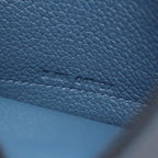 Hermes Shoulder Bag Mini Convoy le Boule de Galice Leather Blue De Galice