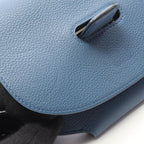 Hermes Shoulder Bag Mini Convoy le Boule de Galice Leather Blue De Galice