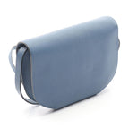 Hermes Shoulder Bag Mini Convoy le Boule de Galice Leather Blue De Galice