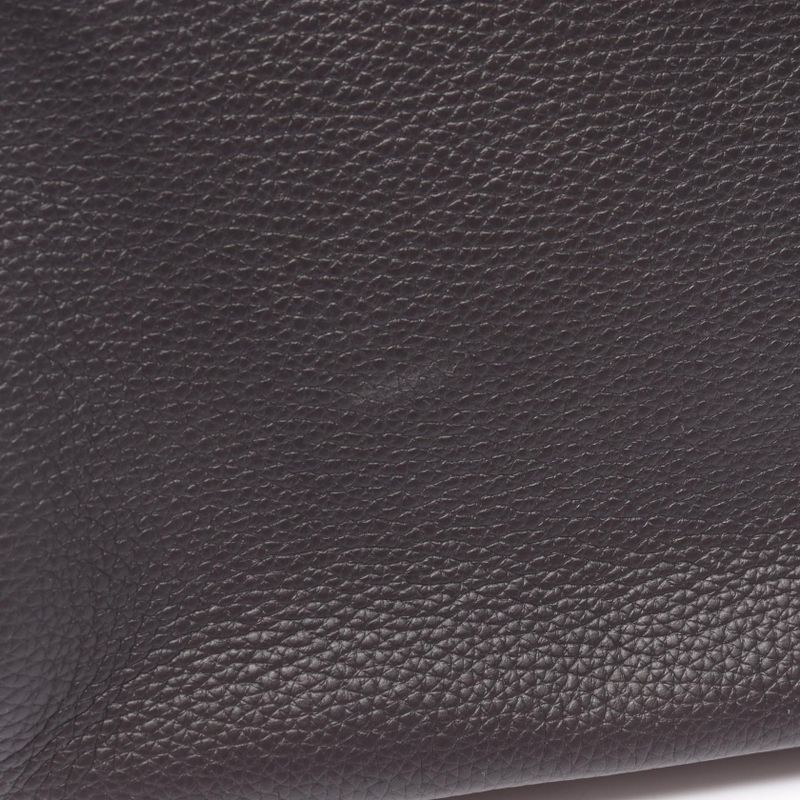 Hermes Handbag Birkin 30 Pull Noir Black Leather Pull Navy