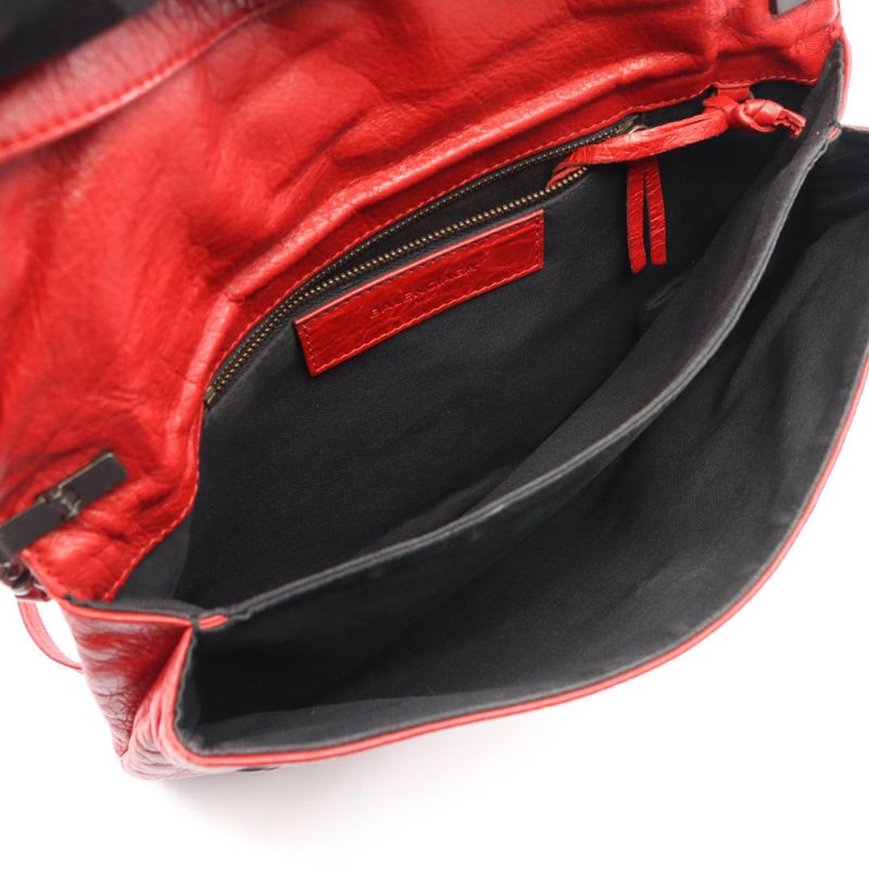Balenciaga Shoulder Bag Classic Envelope Red Leather