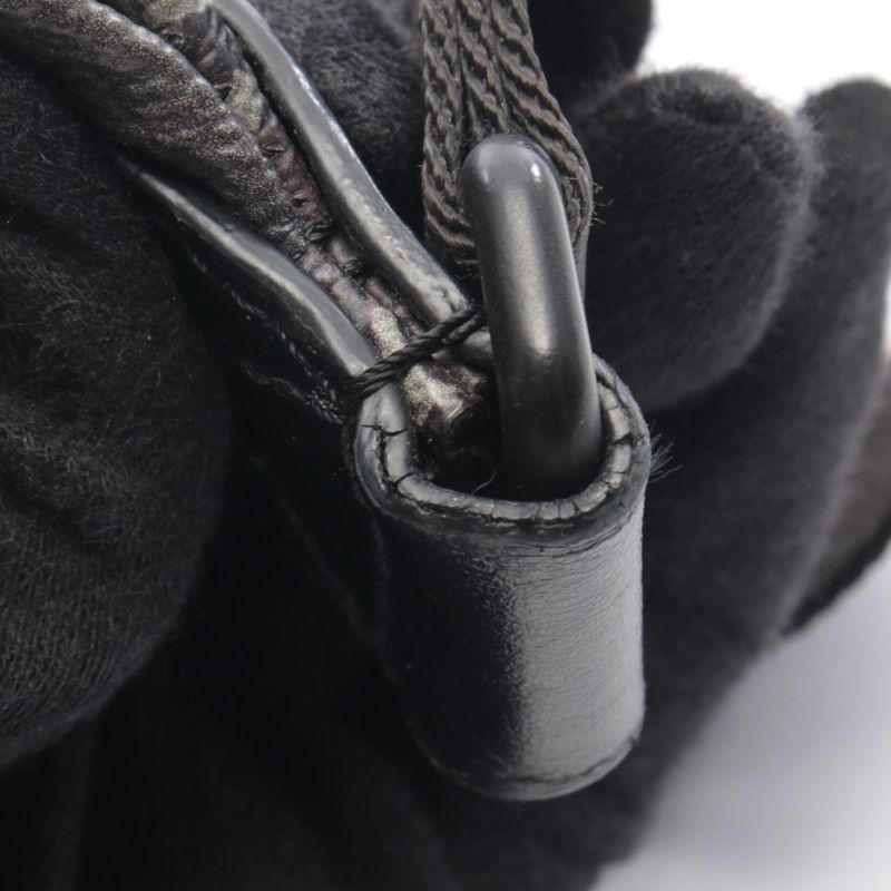 Louis Vuitton Waist Bag Discovery Canvas Gray Black Multicolor