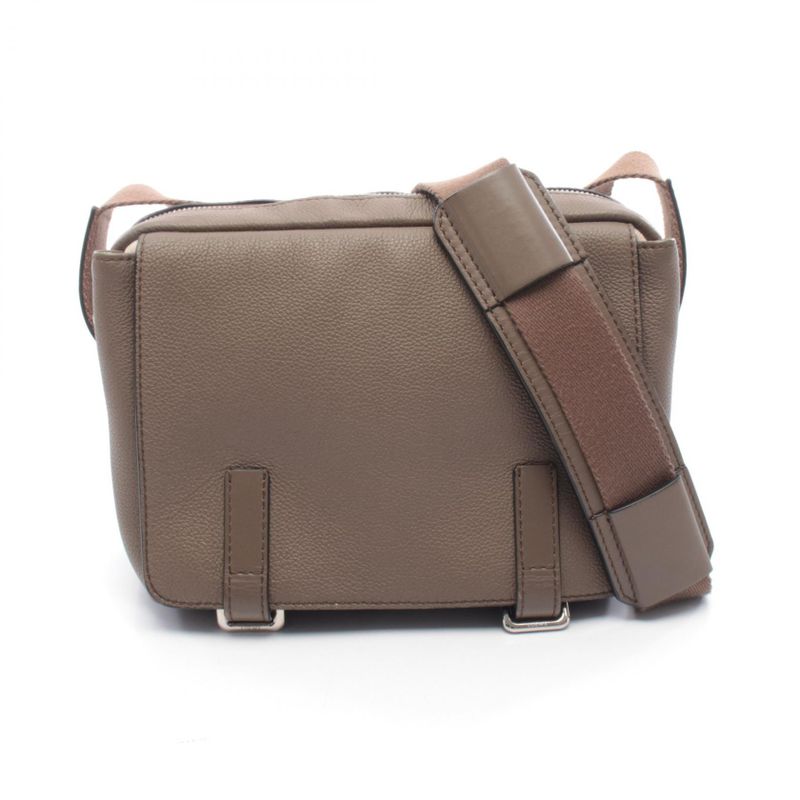 Loewe Shoulder Bag Military Messenger Xs Brown Leather
