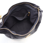 Chanel Shoulder Bag Quilted Navy Lambskin