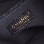 Chanel Shoulder Bag Quilted Navy Lambskin