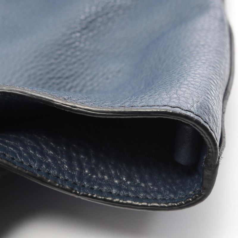 Prada Tote Vitello Daino Navy Leather