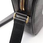 Celine Shoulder Bag Triomphe Black Canvas