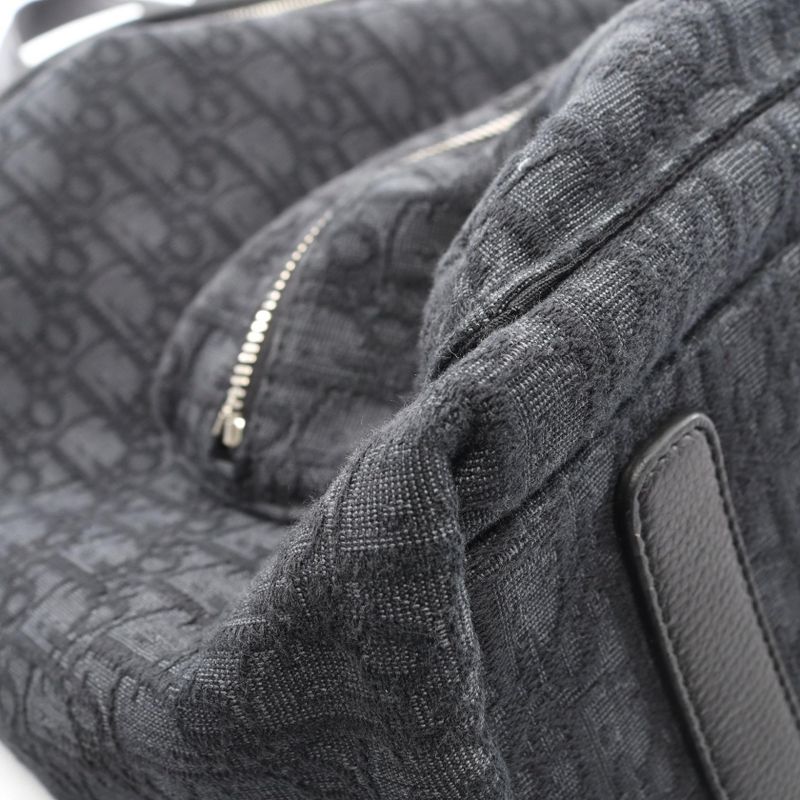 Dior Backpack Rider Black Jacquard Canvas