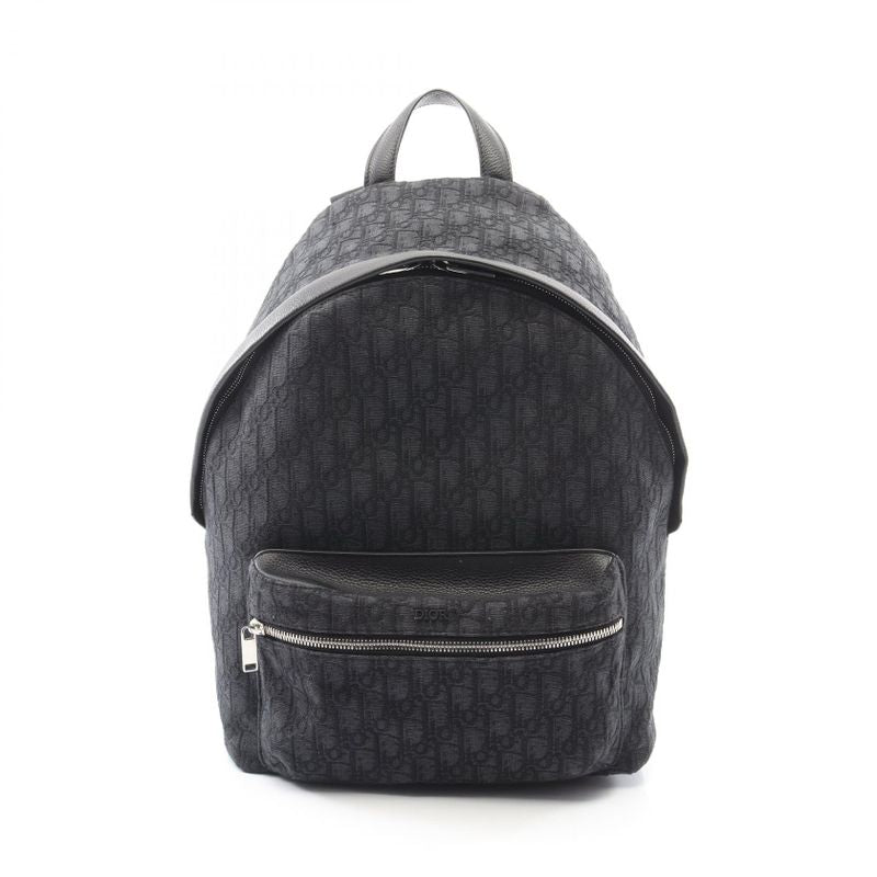 Dior Backpack Rider Black Jacquard Canvas