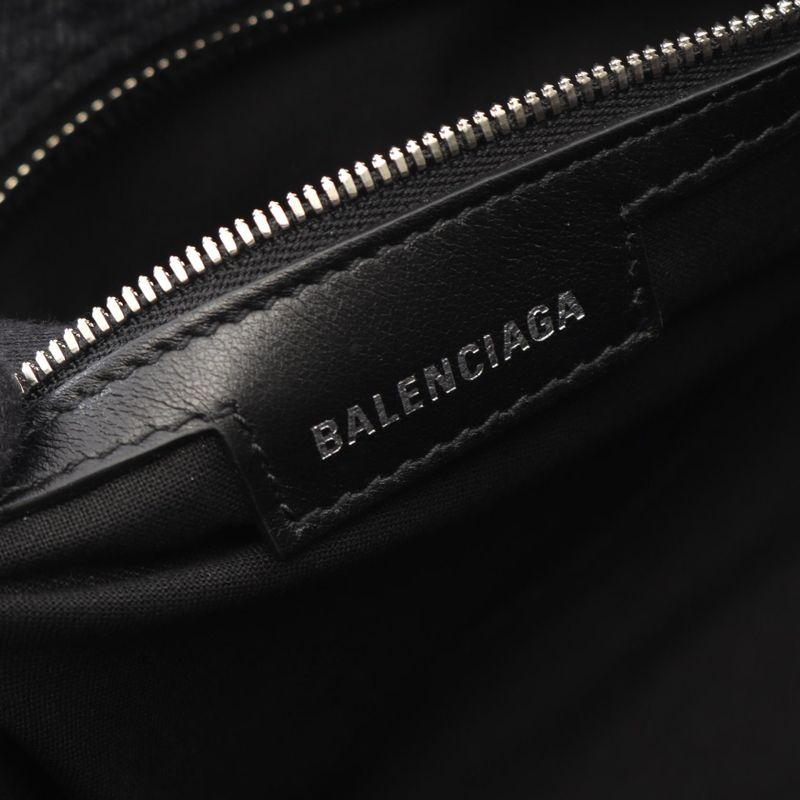 Balenciaga Handbag Neo Cagole City Black Denim