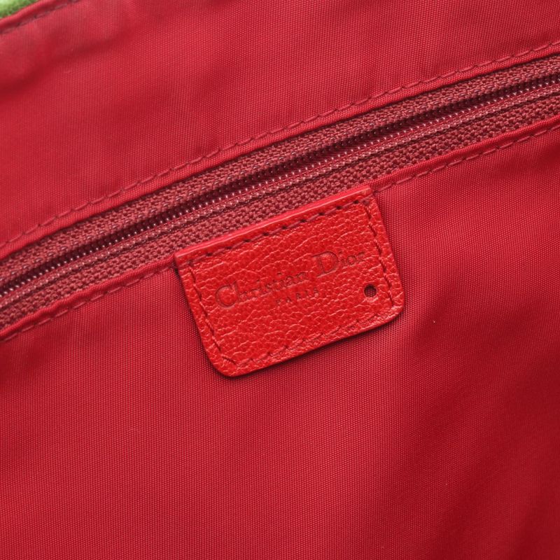 Dior Tote Rasta Trotter Beige Color Canvas Leather Brown Multicolor