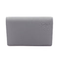 Loewe Card Case Business Holder Gray Leather