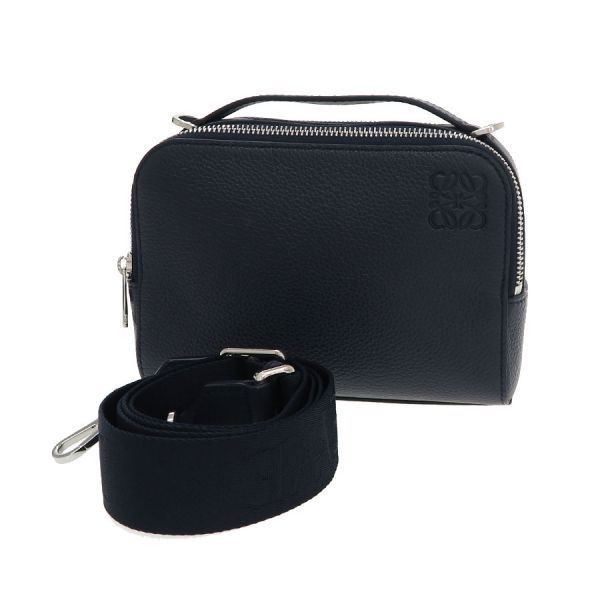 Loewe Crossbody Camera Bag Mini Navy Blue