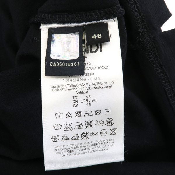 Fendi T-Shirt Cotton Black