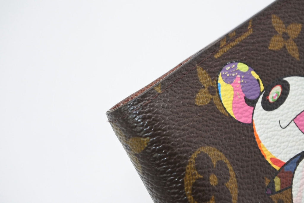 Louis Vuitton Notebook Cover Agenda PM Monogram Panda Takashi Murakami Brown — view 7