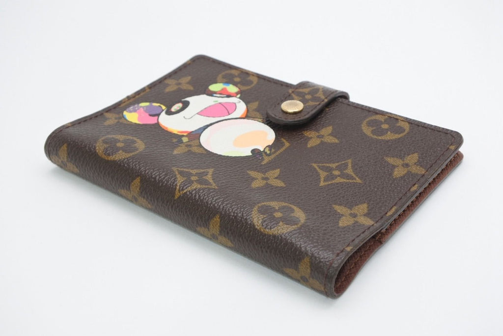 Louis Vuitton Notebook Cover Agenda PM Monogram Panda Takashi Murakami Brown — view 3