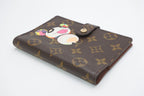 Louis Vuitton Notebook Cover Agenda PM Monogram Panda Takashi Murakami Brown — view 3