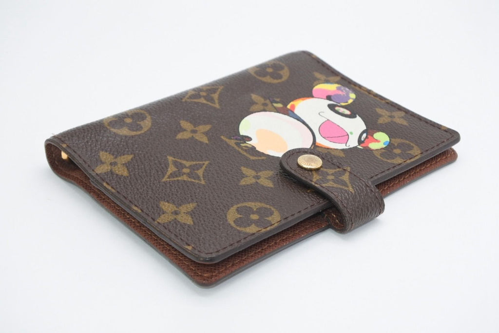 Louis Vuitton Notebook Cover Agenda PM Monogram Panda Takashi Murakami Brown — view 4