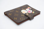Louis Vuitton Notebook Cover Agenda PM Monogram Panda Takashi Murakami Brown — view 4