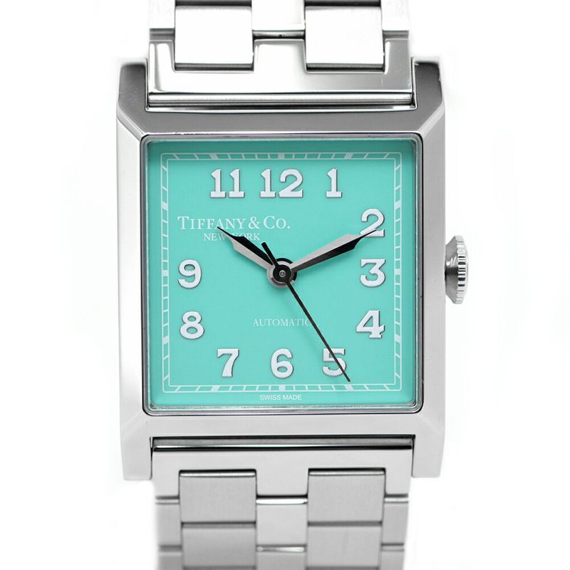 Tiffany & Co. Union Square Blue Ss Domestic Watch