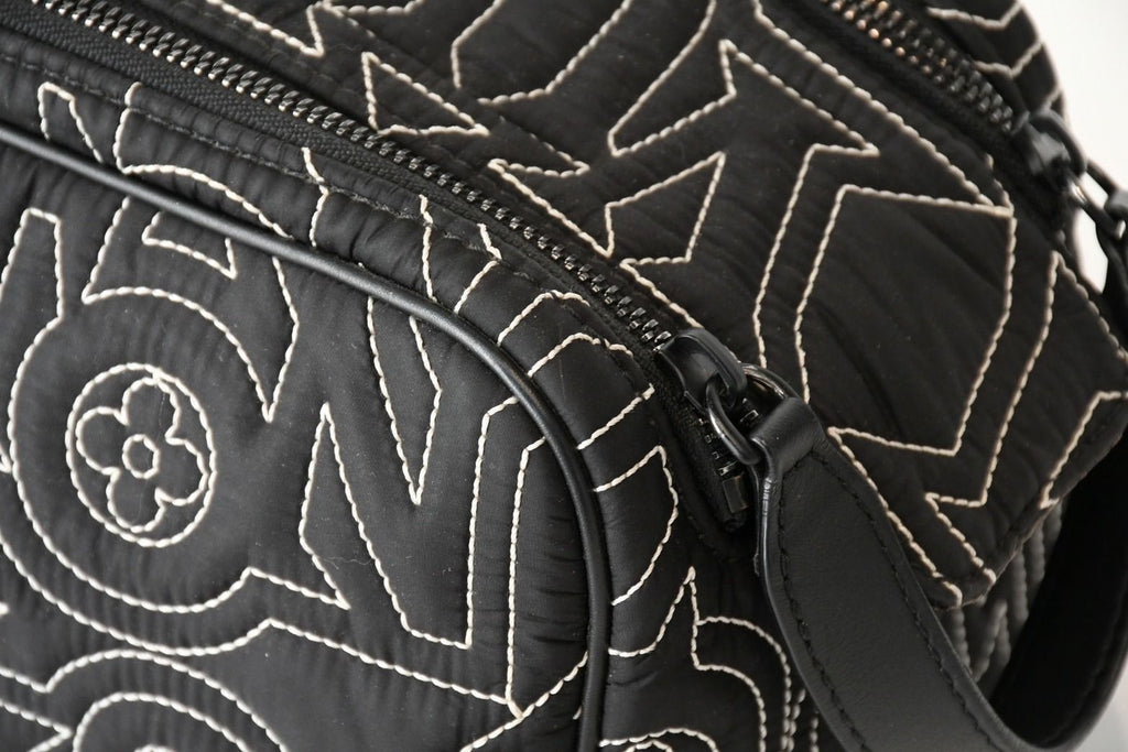 Louis Vuitton Snow Capsule Collection Dopp Kit Nylon Black Handbag — view 8