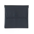 Hermes Bastia Black Silver Veau Epsom Coin Purse