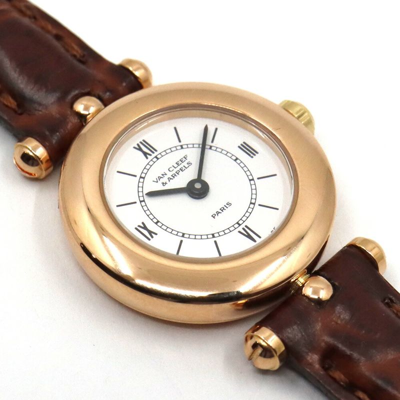 Van Cleef & Arpels Classic la Collection White Watch Pink Gold