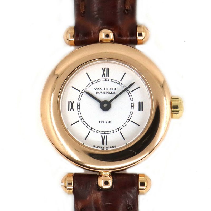 Van Cleef & Arpels Classic la Collection White Watch Pink Gold