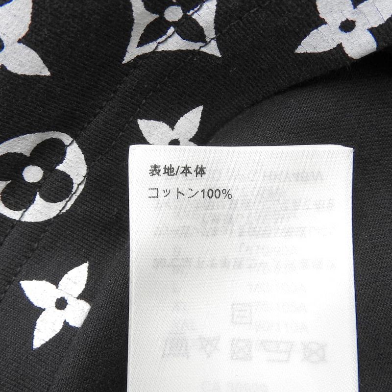 Louis Vuitton Monogram Gradient T-Shirt Top Black XL