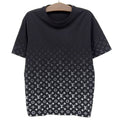 Louis Vuitton Monogram Gradient T-Shirt Top Black XL