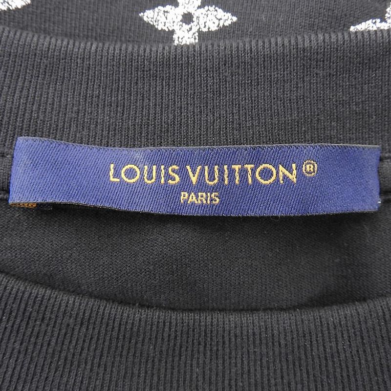 Louis Vuitton Monogram Gradient T-Shirt Top Black XL