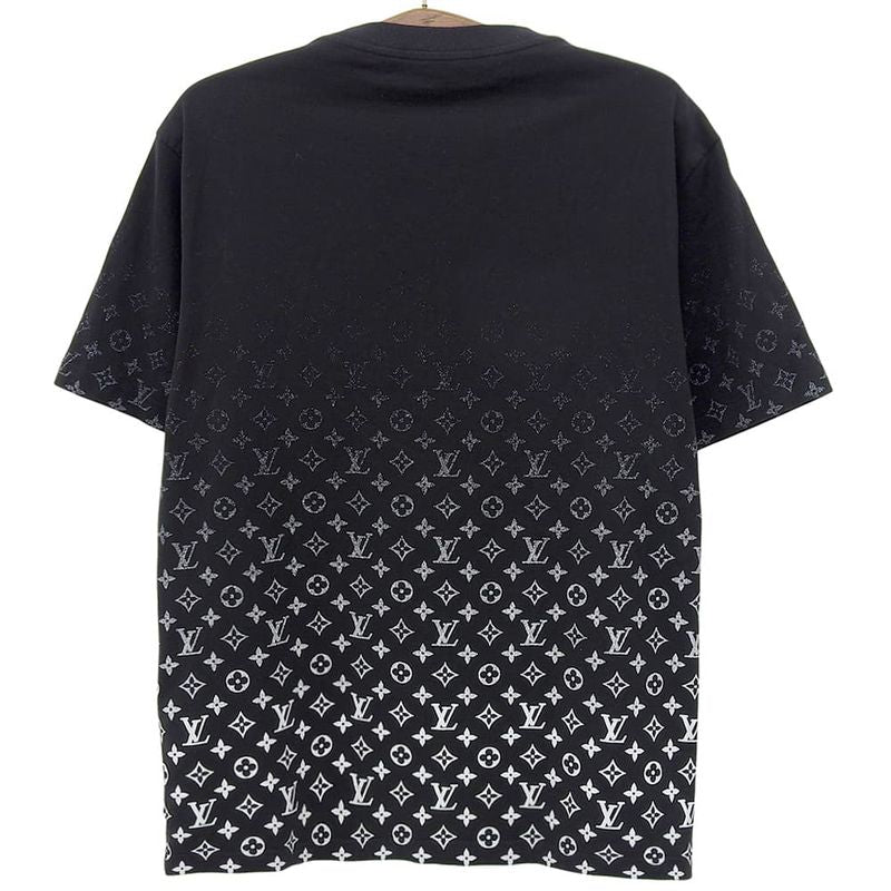 Louis Vuitton Monogram Gradient T-Shirt Top Black XL