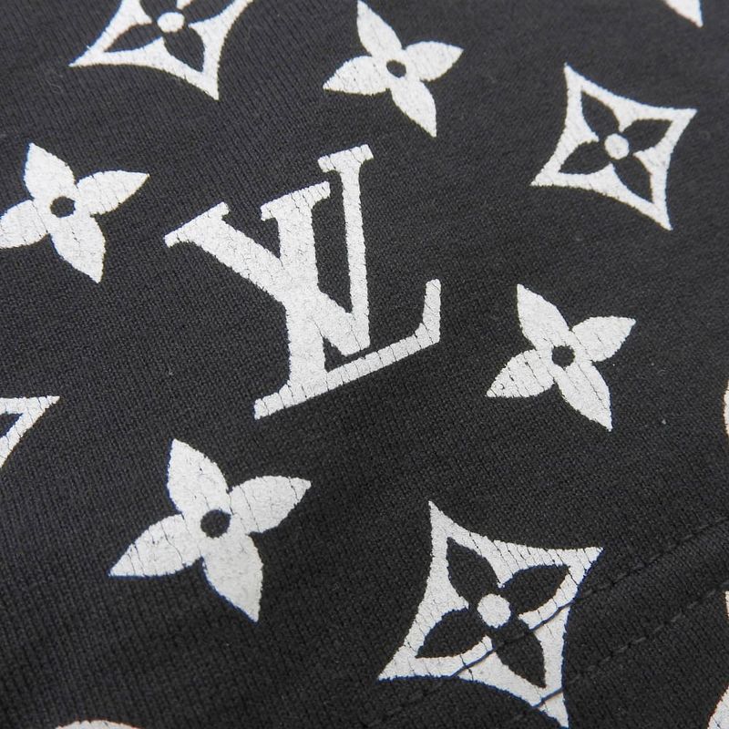 Louis Vuitton Monogram Gradient T-Shirt Top Black XL