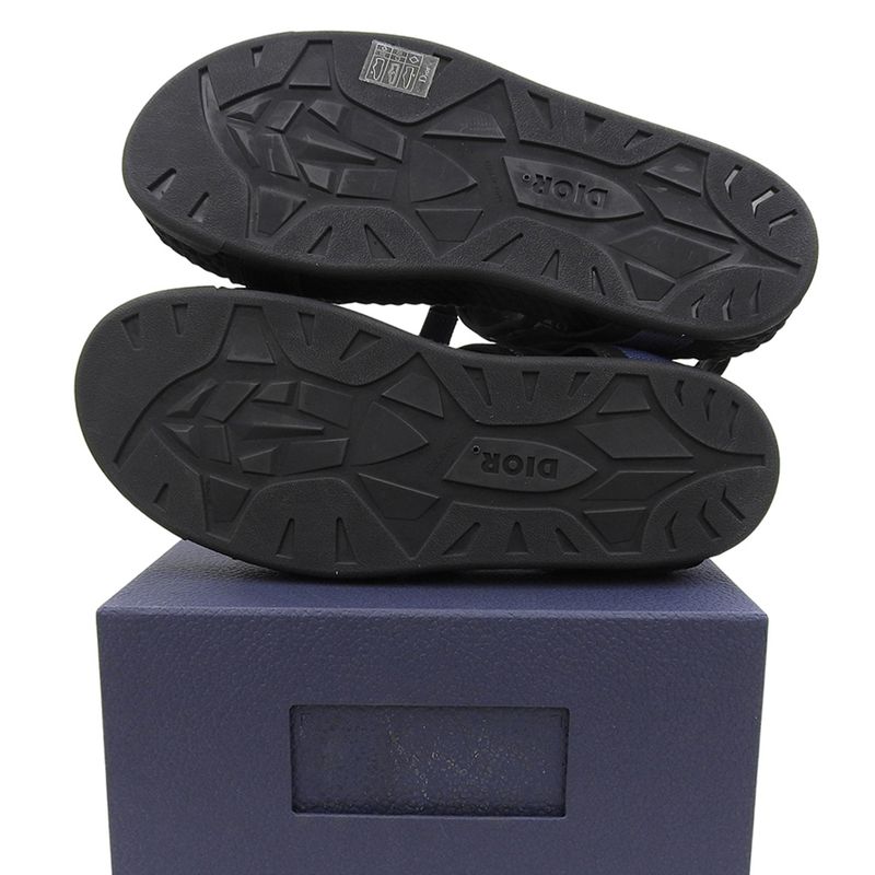 Dior Atlas Oblique Cuberto Sandals Black