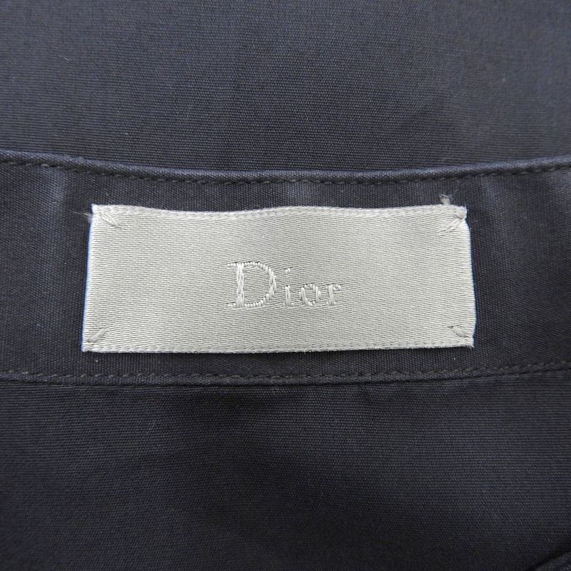 Dior Homme Cotton Long Sleeve Shirt Top Black