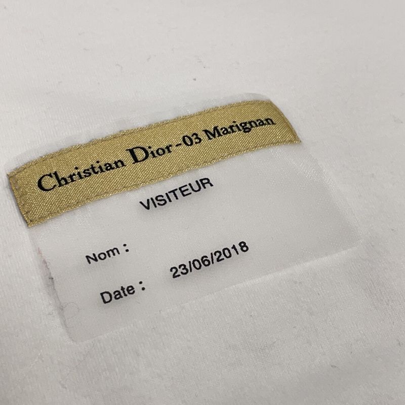 Dior White Visitor Patch T-Shirt