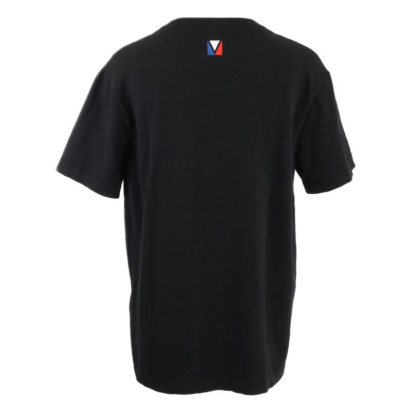 Louis Vuitton Oy8 Embellished Short Sleeved Sweater ) Black