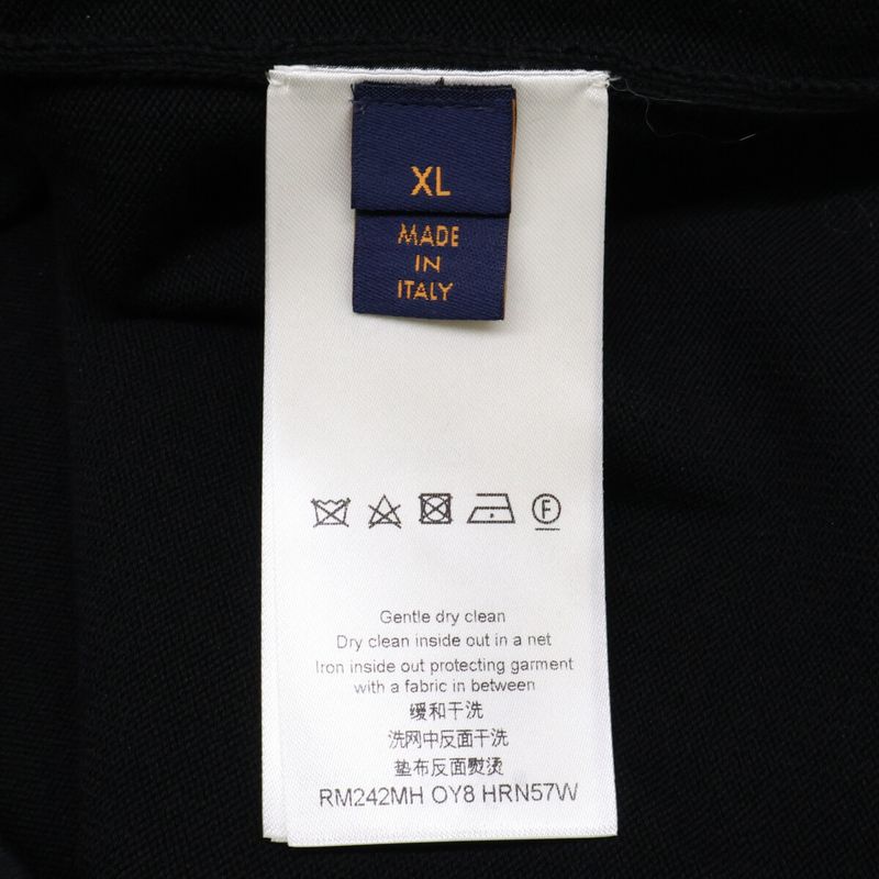 Louis Vuitton Oy8 Embellished Short Sleeved Sweater ) Black